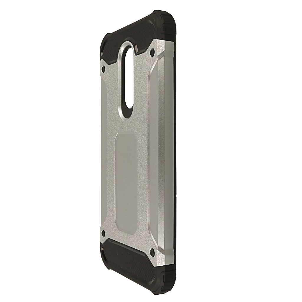 Pokrowiec etui pancerne Armor case srebrne Xiaomi Redmi 5 Plus / 6