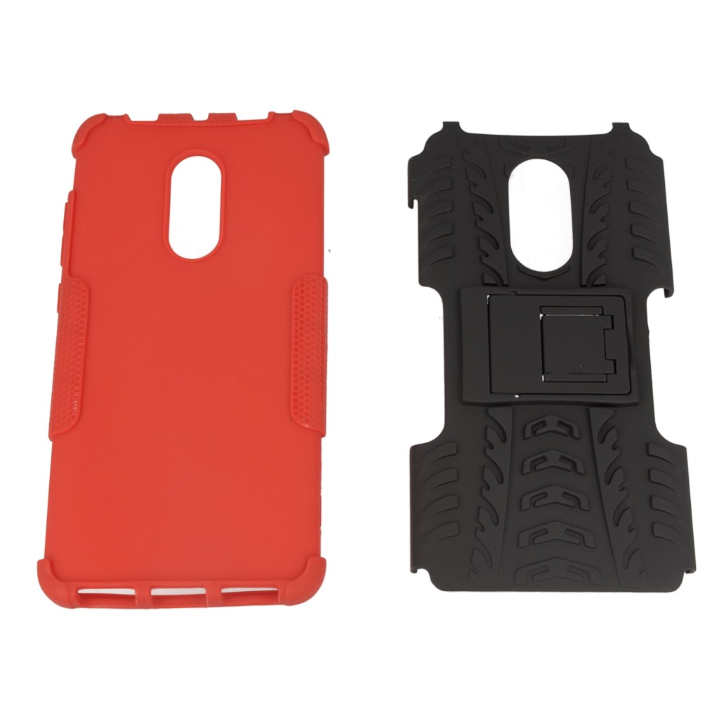 Pokrowiec etui pancerne Hybrid Case czerwony Xiaomi Redmi Note 4X / 9
