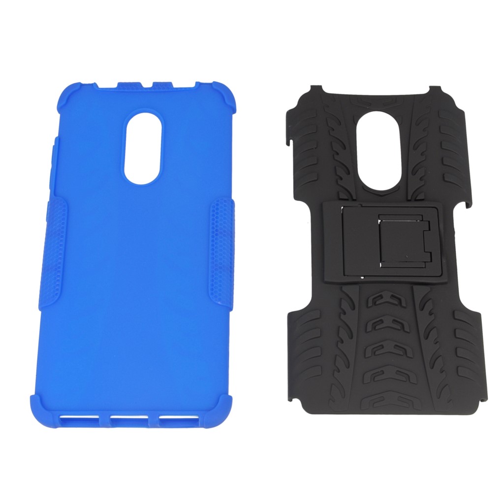 Pokrowiec etui pancerne Hybrid Case niebieski Xiaomi Redmi Note 4X / 8