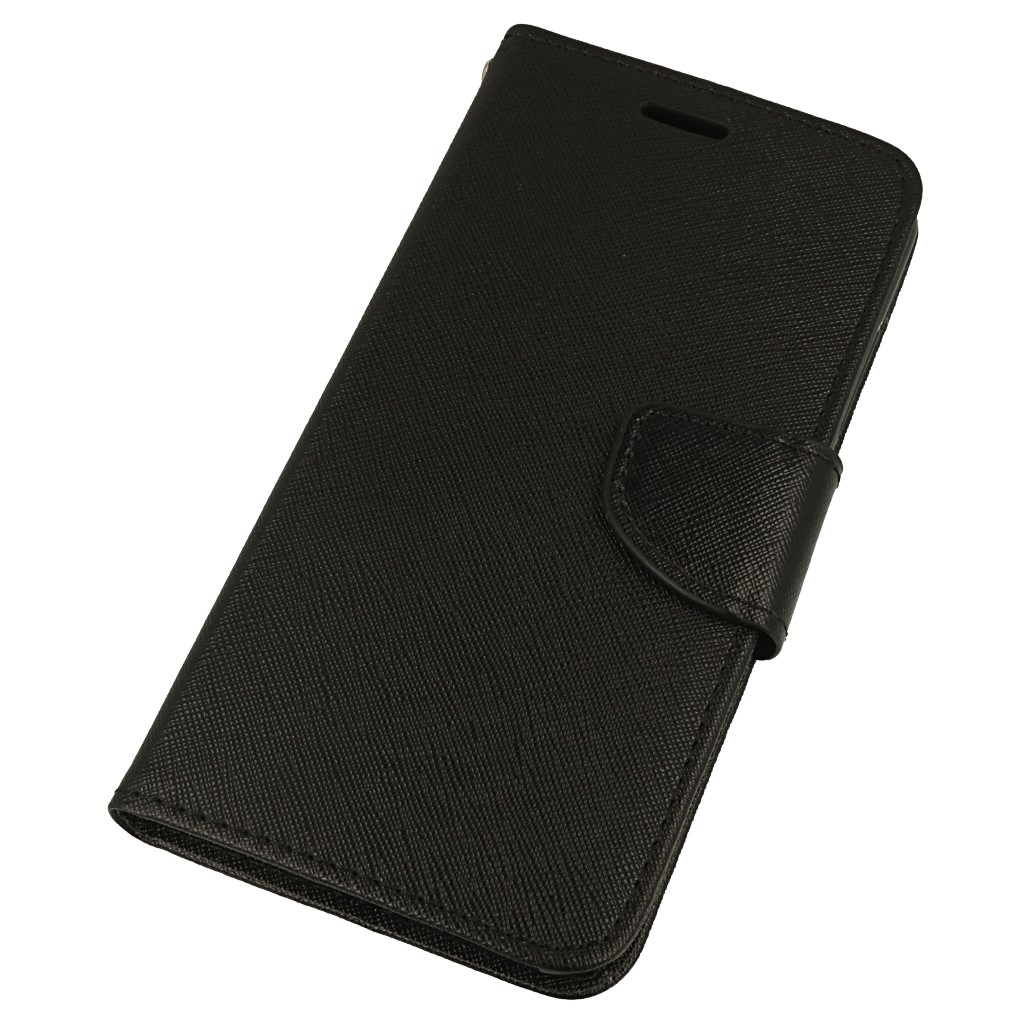 Pokrowiec etui z klapk na magnes Fancy Case czarne Xiaomi Redmi Note 5A Prime / 2