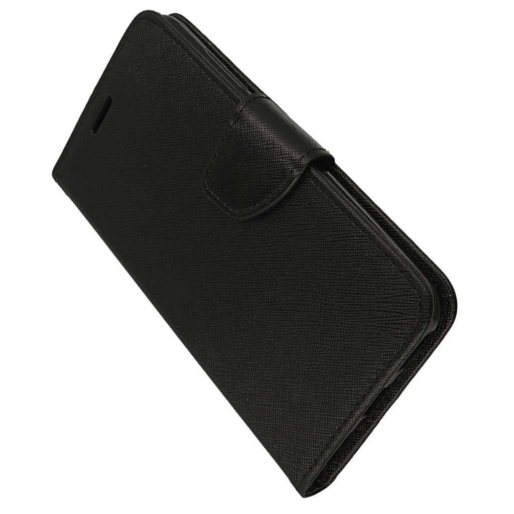 Pokrowiec etui z klapk na magnes Fancy Case czarne Xiaomi Redmi Note 5A Prime / 4
