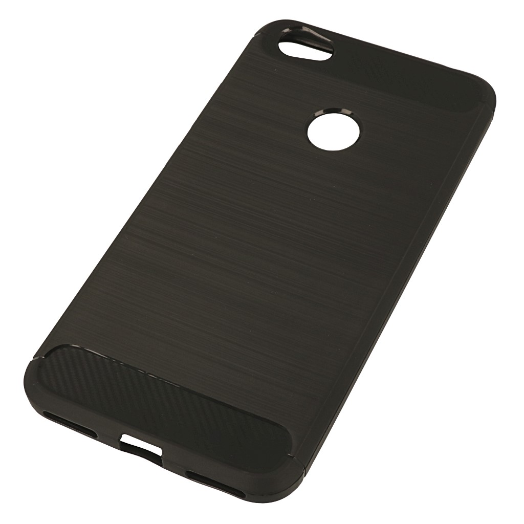 Pokrowiec etui pancerne Karbon Case czarne Xiaomi Redmi Note 5A Prime
