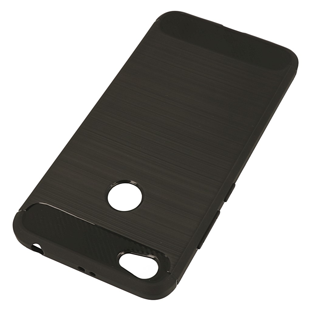 Pokrowiec etui pancerne Karbon Case czarne Xiaomi Redmi Note 5A Prime / 2
