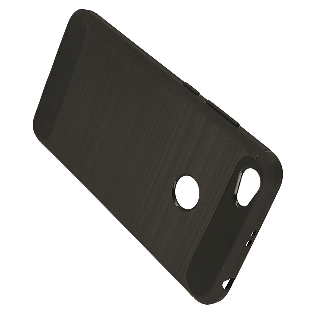 Pokrowiec etui pancerne Karbon Case czarne Xiaomi Redmi Note 5A Prime / 4