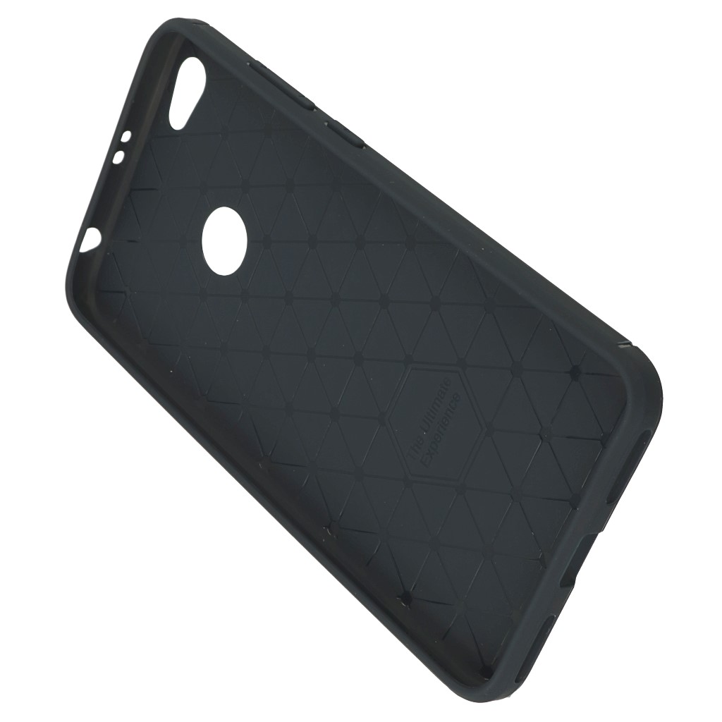 Pokrowiec etui pancerne Karbon Case granatowe Xiaomi Redmi Note 5A Prime / 3