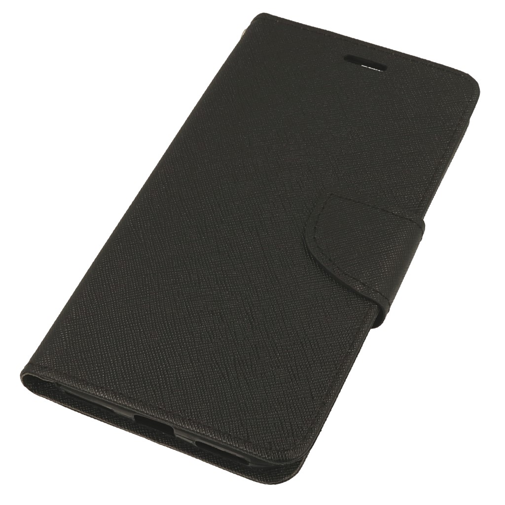 Pokrowiec etui z klapk na magnes Fancy Case czarne Xiaomi Redmi Note 5A / 2