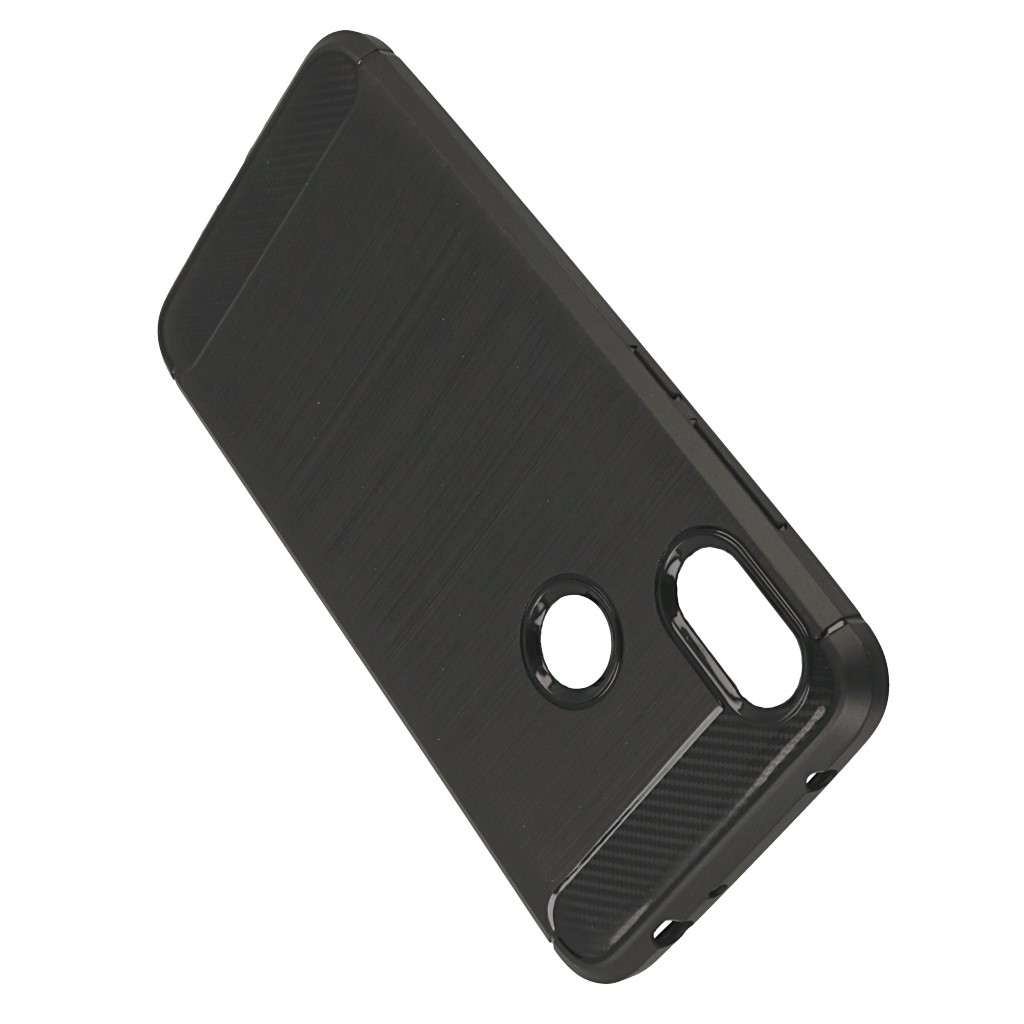 Pokrowiec etui pancerne Karbon Case czarne Xiaomi Redmi Note 6 Pro / 3