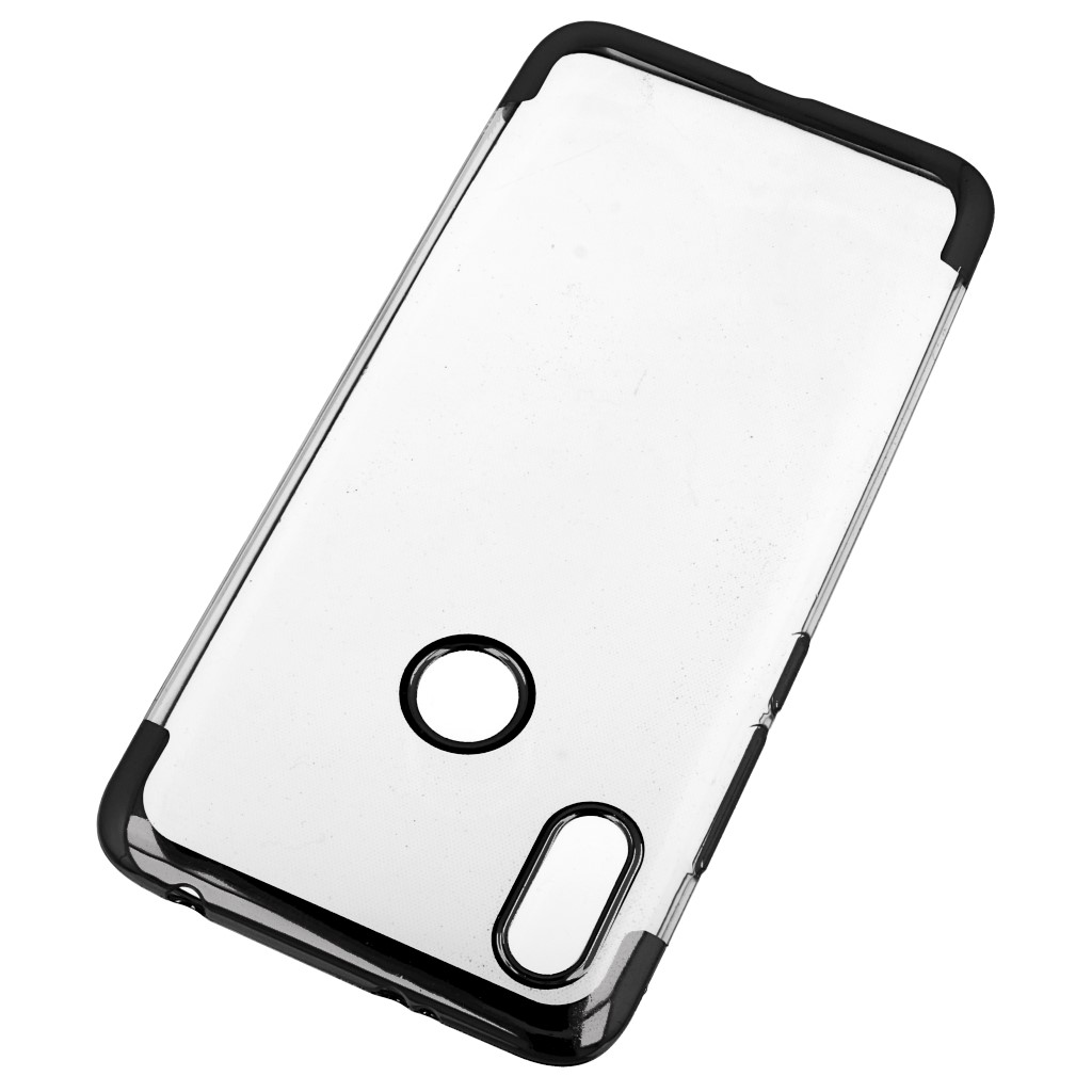 Pokrowiec etui silikonowe z ramk Elegance czarne Xiaomi Redmi S2 / 2