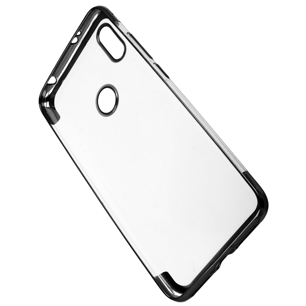 Pokrowiec etui silikonowe z ramk Elegance czarne Xiaomi Redmi S2 / 3