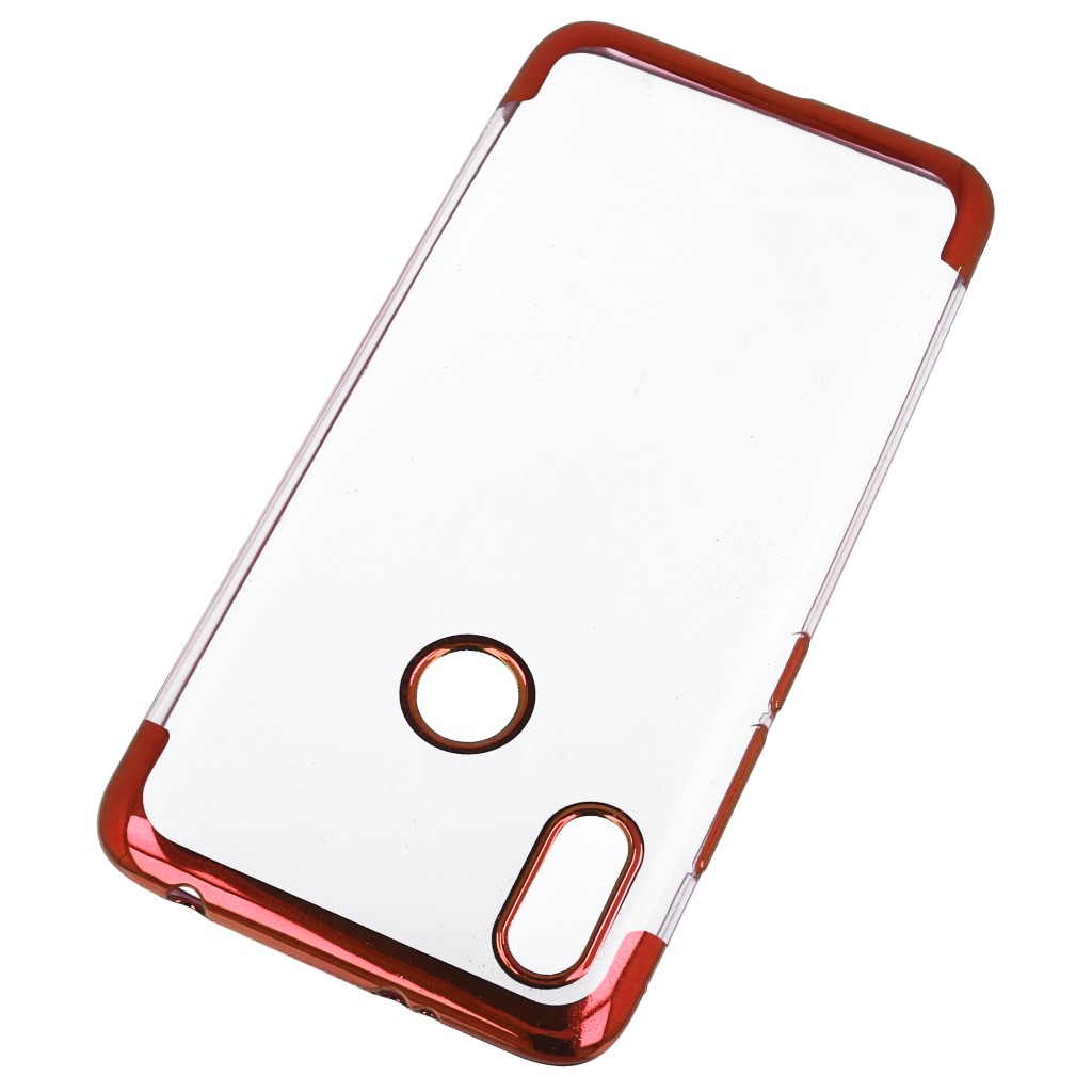 Pokrowiec etui silikonowe z ramk Elegance czerwony Xiaomi Redmi S2 / 2