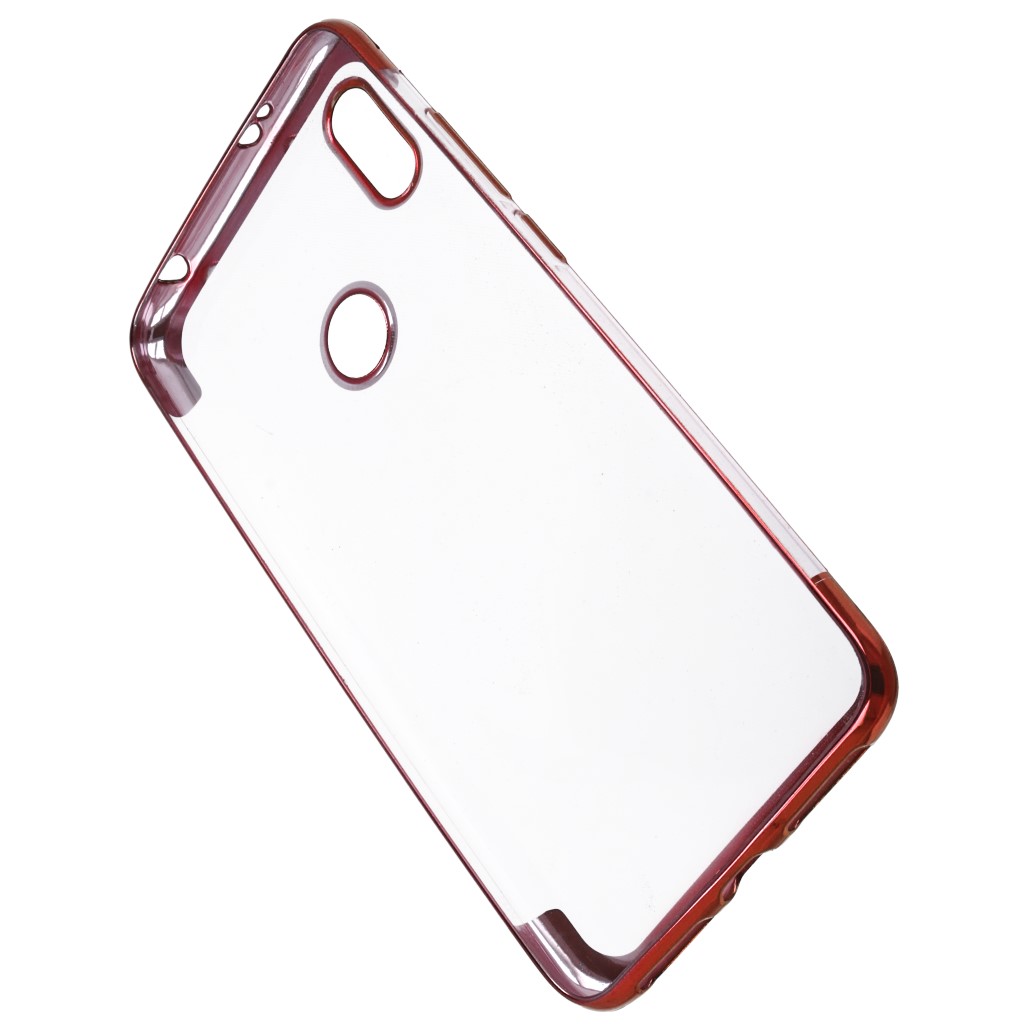 Pokrowiec etui silikonowe z ramk Elegance czerwony Xiaomi Redmi S2 / 3