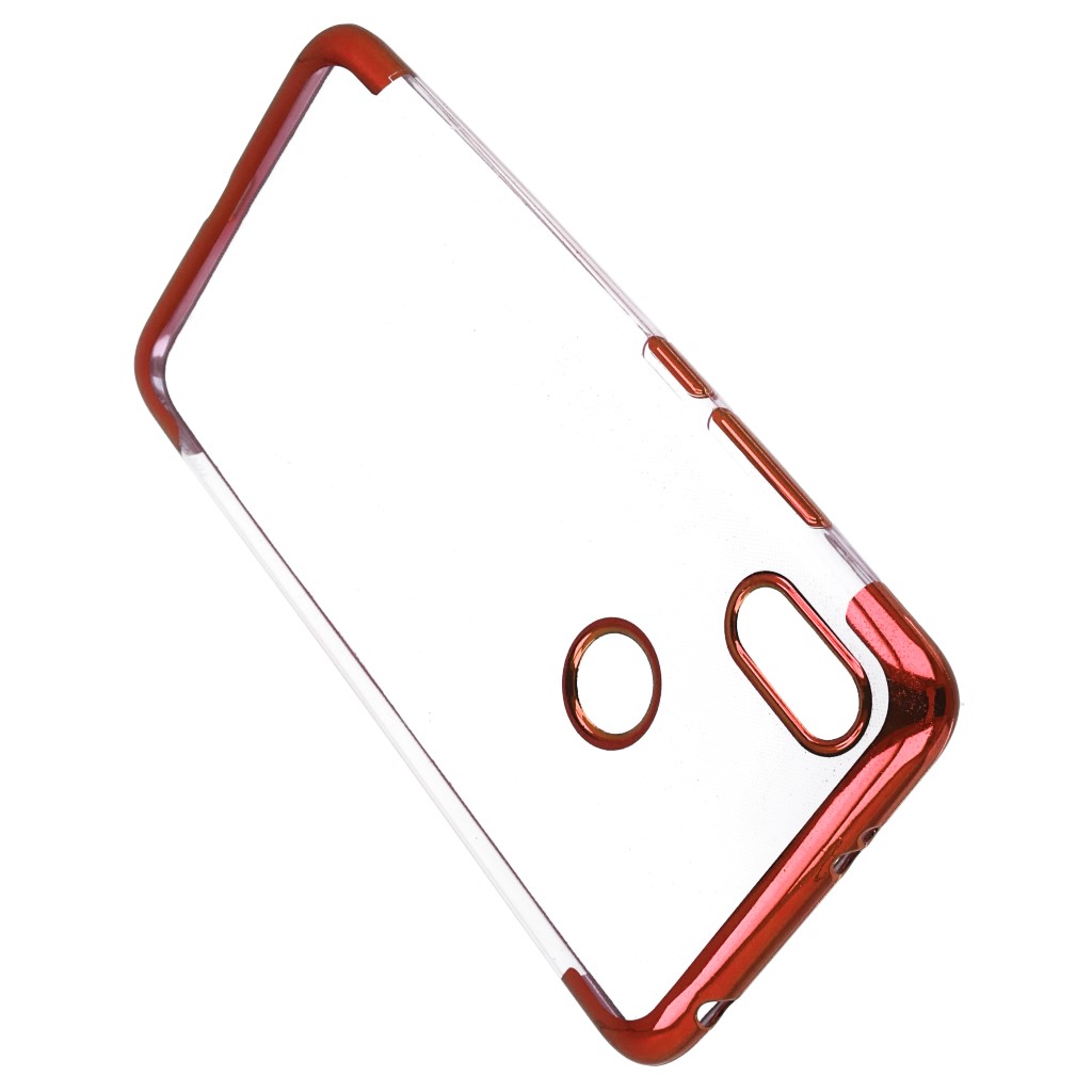 Pokrowiec etui silikonowe z ramk Elegance czerwony Xiaomi Redmi S2 / 4