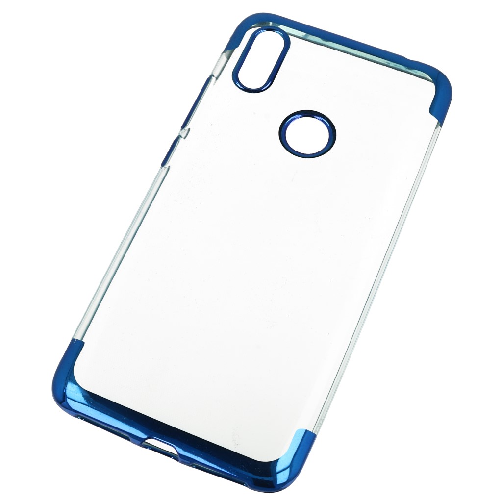 Pokrowiec etui silikonowe z ramk Elegance niebieskie Xiaomi Redmi S2