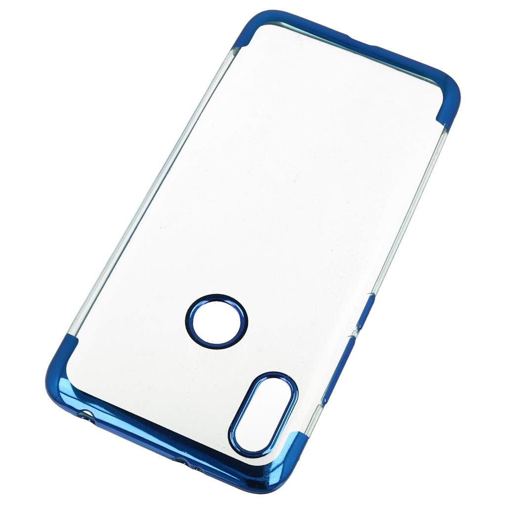 Pokrowiec etui silikonowe z ramk Elegance niebieskie Xiaomi Redmi S2 / 2