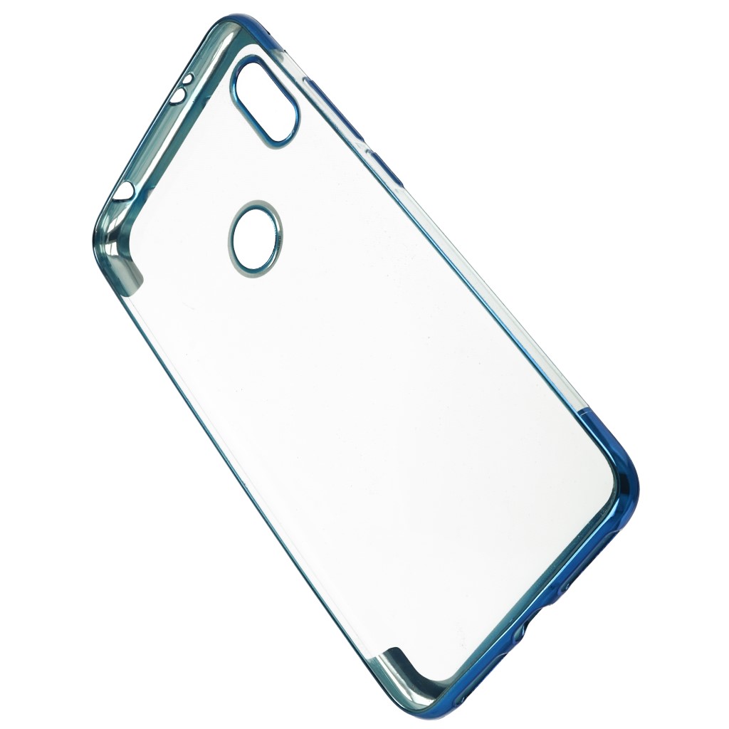 Pokrowiec etui silikonowe z ramk Elegance niebieskie Xiaomi Redmi S2 / 3