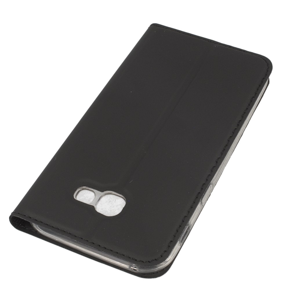 Pokrowiec etui Smart Look z okienkiem czarne LG K9 Dual / 4