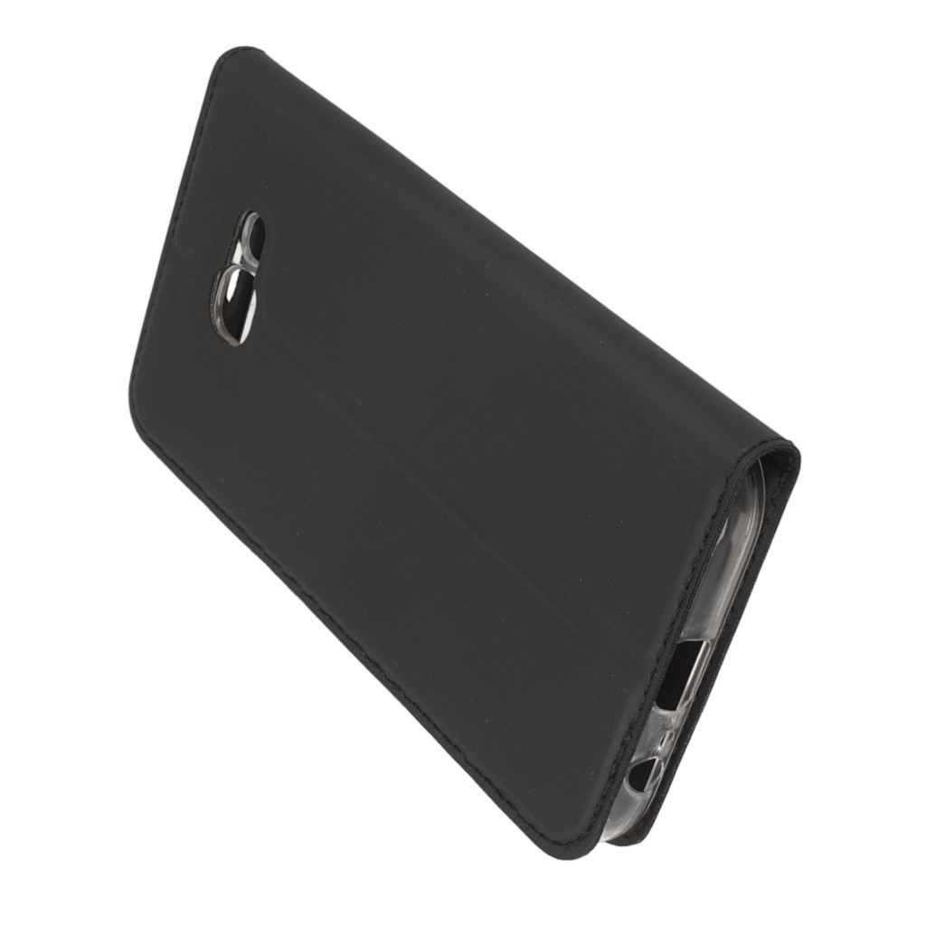 Pokrowiec etui Smart Look Cover z okienkiem czarne Xiaomi Redmi Note 4X / 6