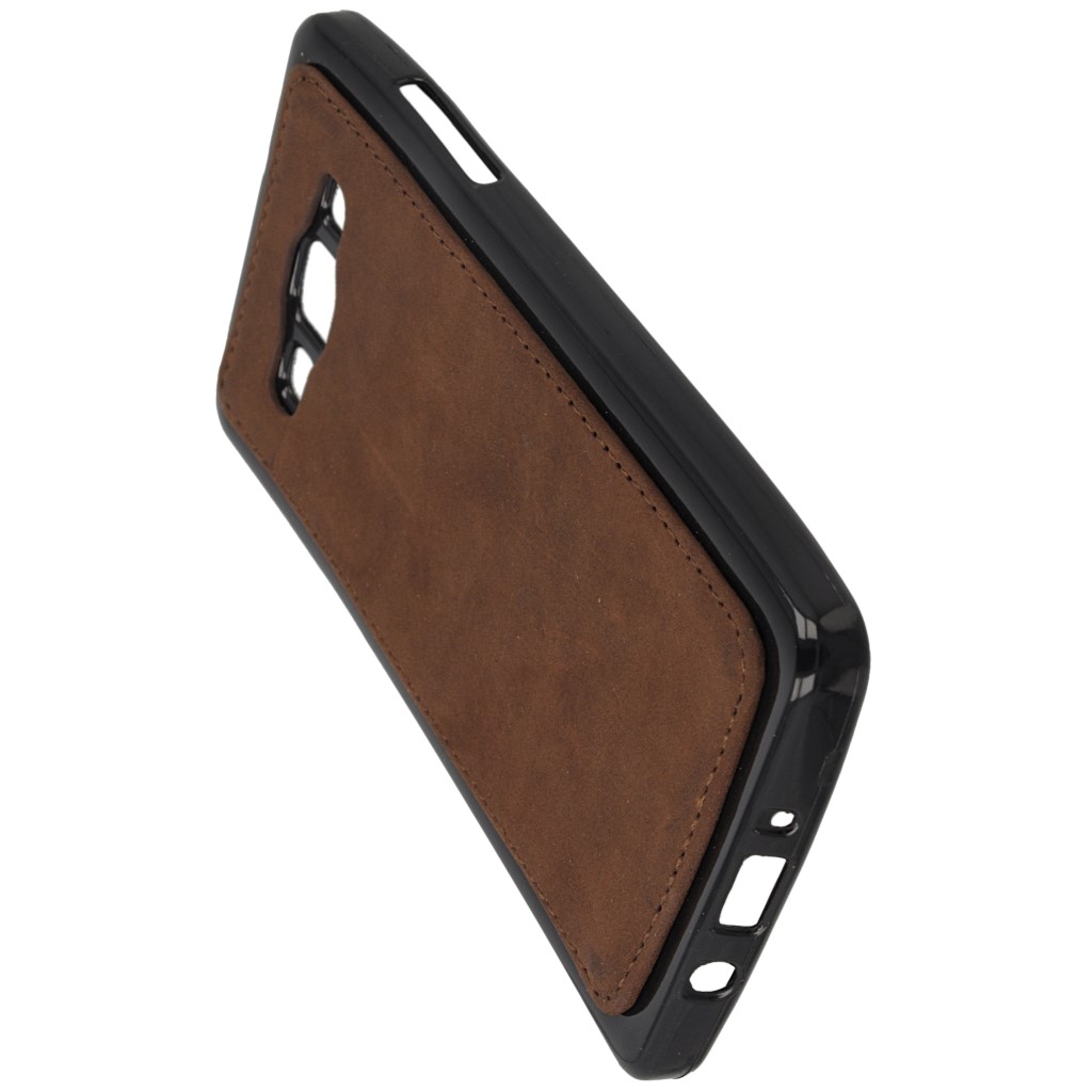 Pokrowiec etui Case Leather brzowy SAMSUNG Galaxy A5 / 5