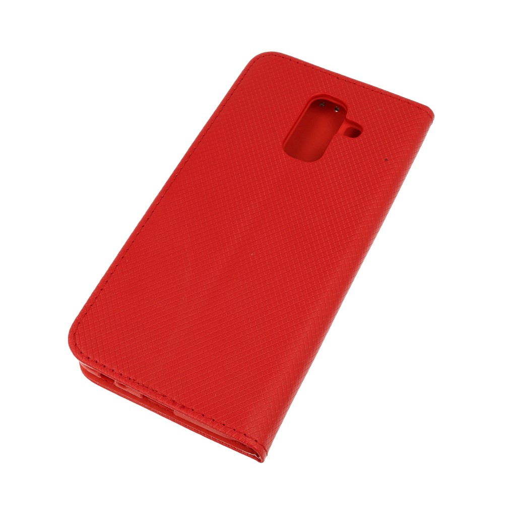 Pokrowiec etui z klapk Magnet Book czerwone SAMSUNG Galaxy A6+ 2018 / 3