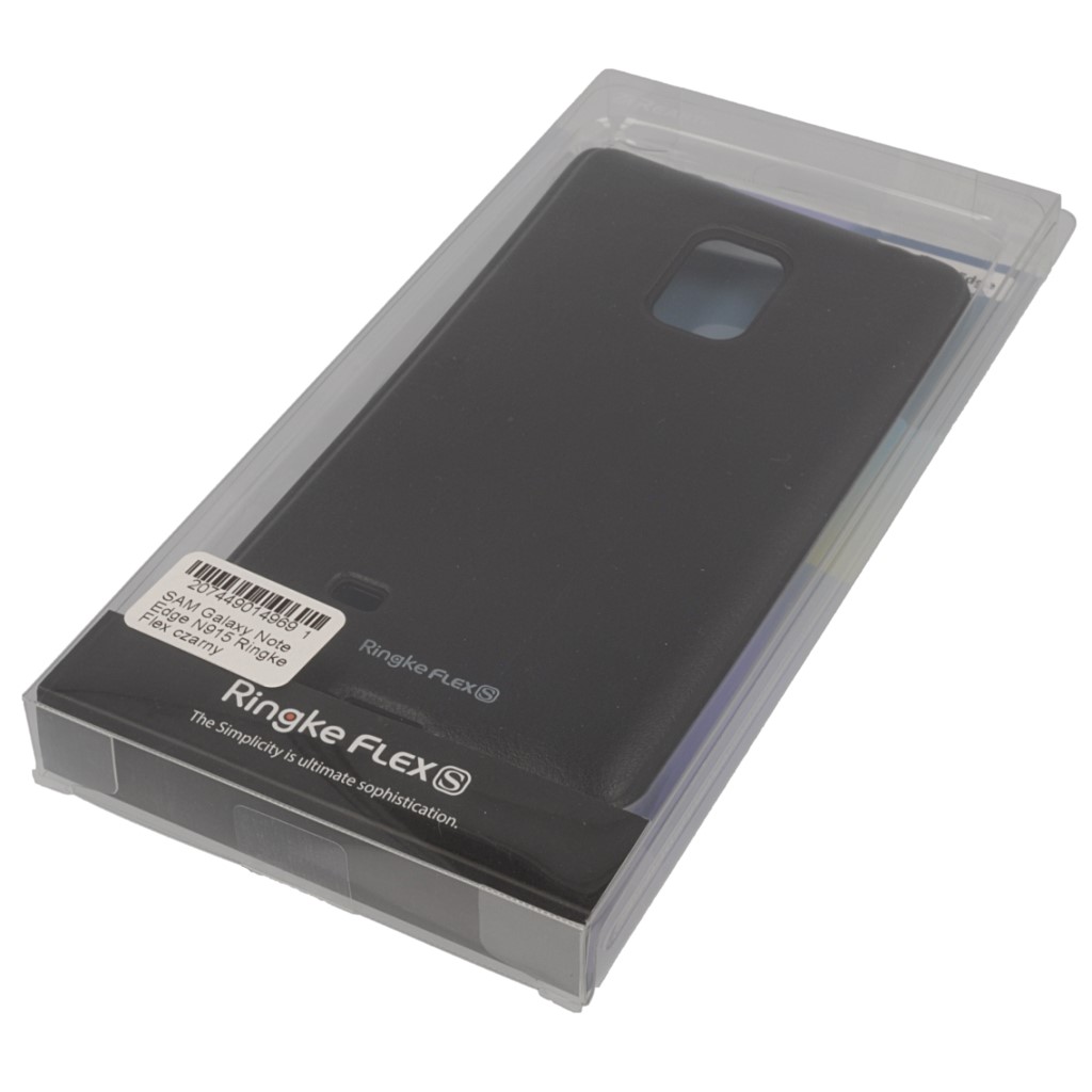 Pokrowiec etui Ringke Slim czarne SAMSUNG Galaxy Note 4 Edge / 10