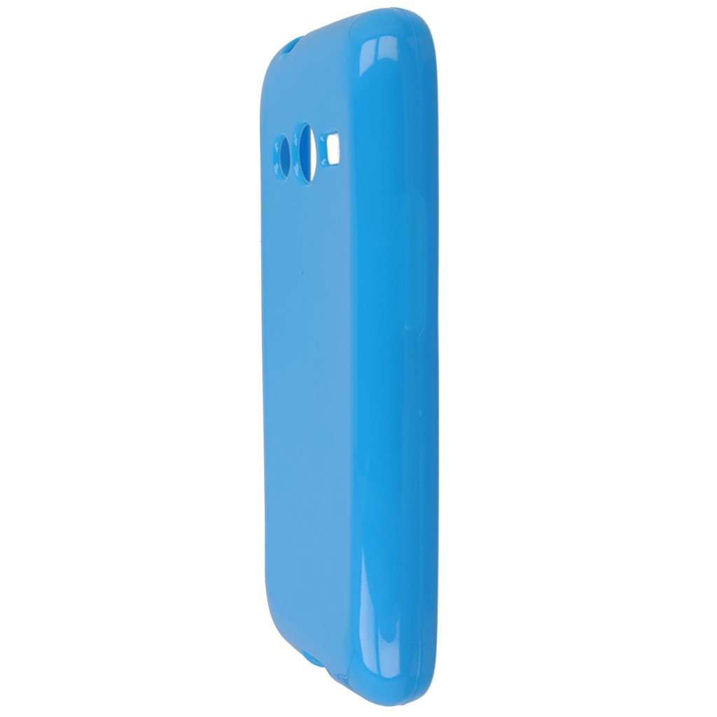 Pokrowiec silikonowe etui BACK CASE niebieskie SAMSUNG Galaxy Trend 2 Lite / 7