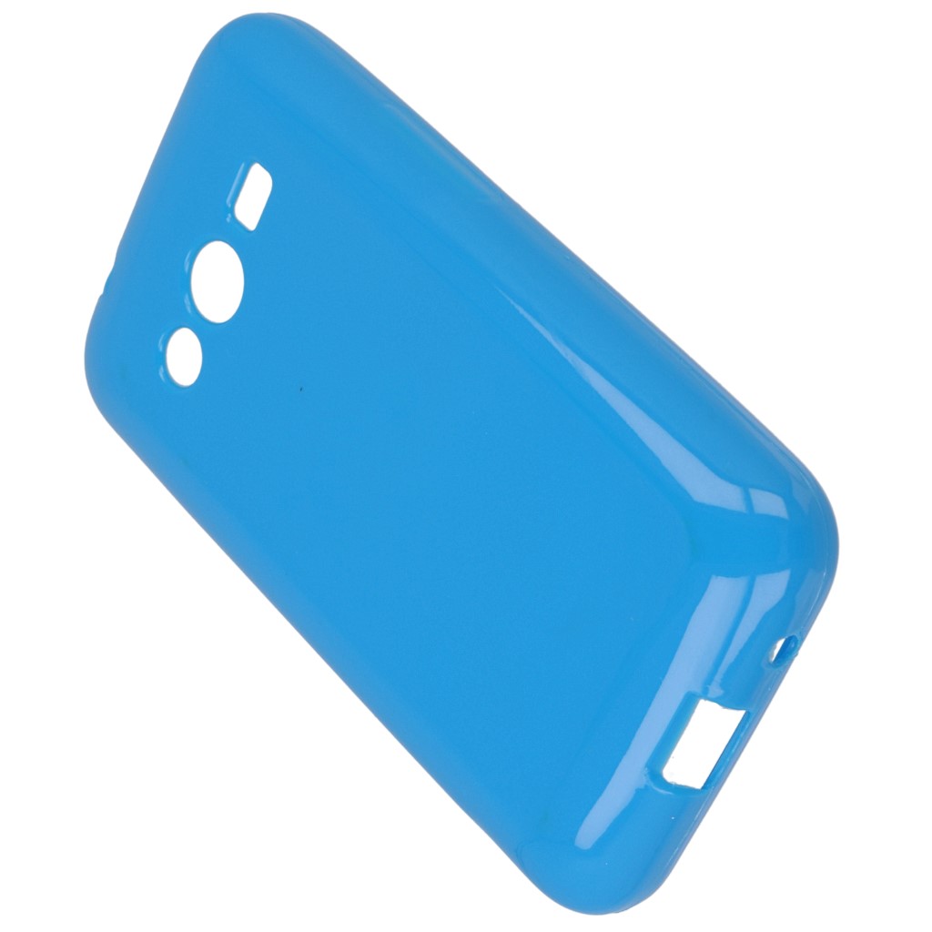 Pokrowiec silikonowe etui BACK CASE niebieskie SAMSUNG Galaxy Trend 2 Lite / 5