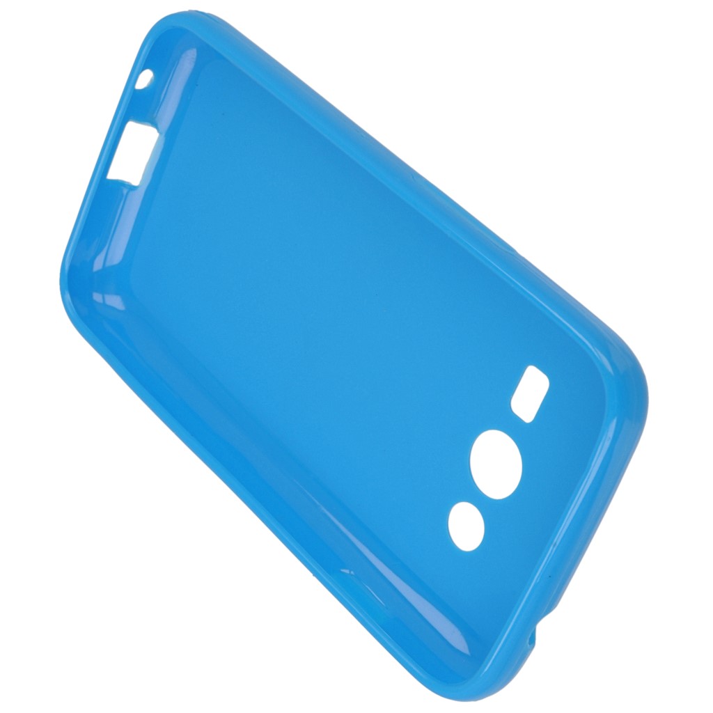Pokrowiec silikonowe etui BACK CASE niebieskie SAMSUNG Galaxy Trend 2 Lite / 6