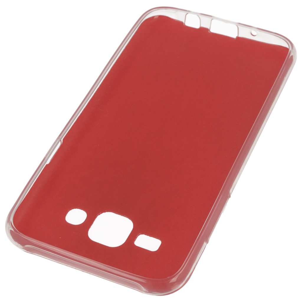 Pokrowiec etui silikonowe 0.3mm JELLY CASE SKRA czerwone SAMSUNG Galaxy J5 / 4