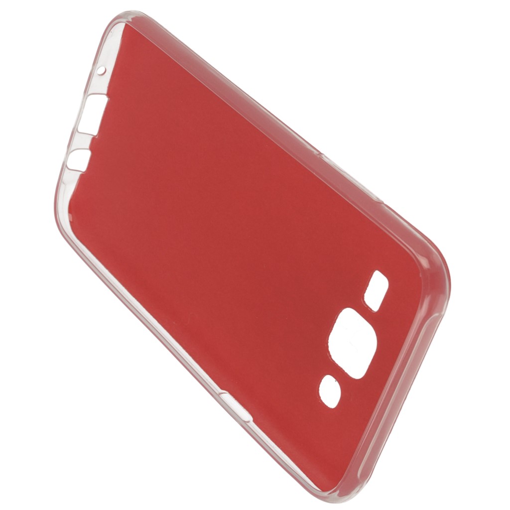 Pokrowiec etui silikonowe 0.3mm JELLY CASE SKRA czerwone SAMSUNG Galaxy J5 / 6