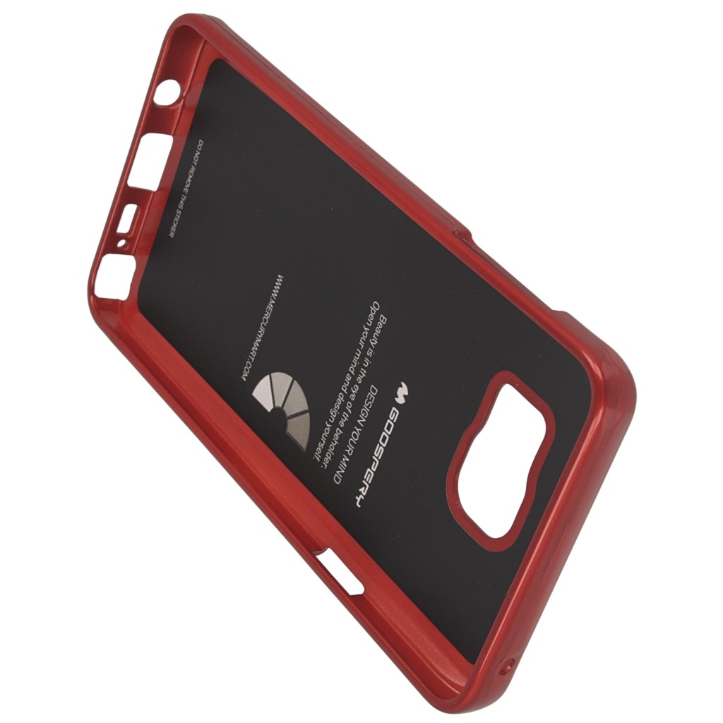 Pokrowiec etui silikonowe Mercury JELLY CASE czerwone SAMSUNG Galaxy Note 5 / 8