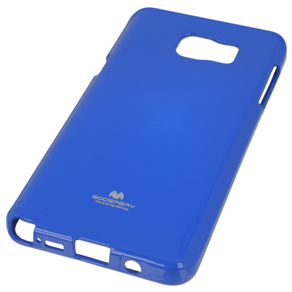 Pokrowiec etui silikonowe Mercury JELLY CASE niebieskie SAMSUNG Galaxy Note 5