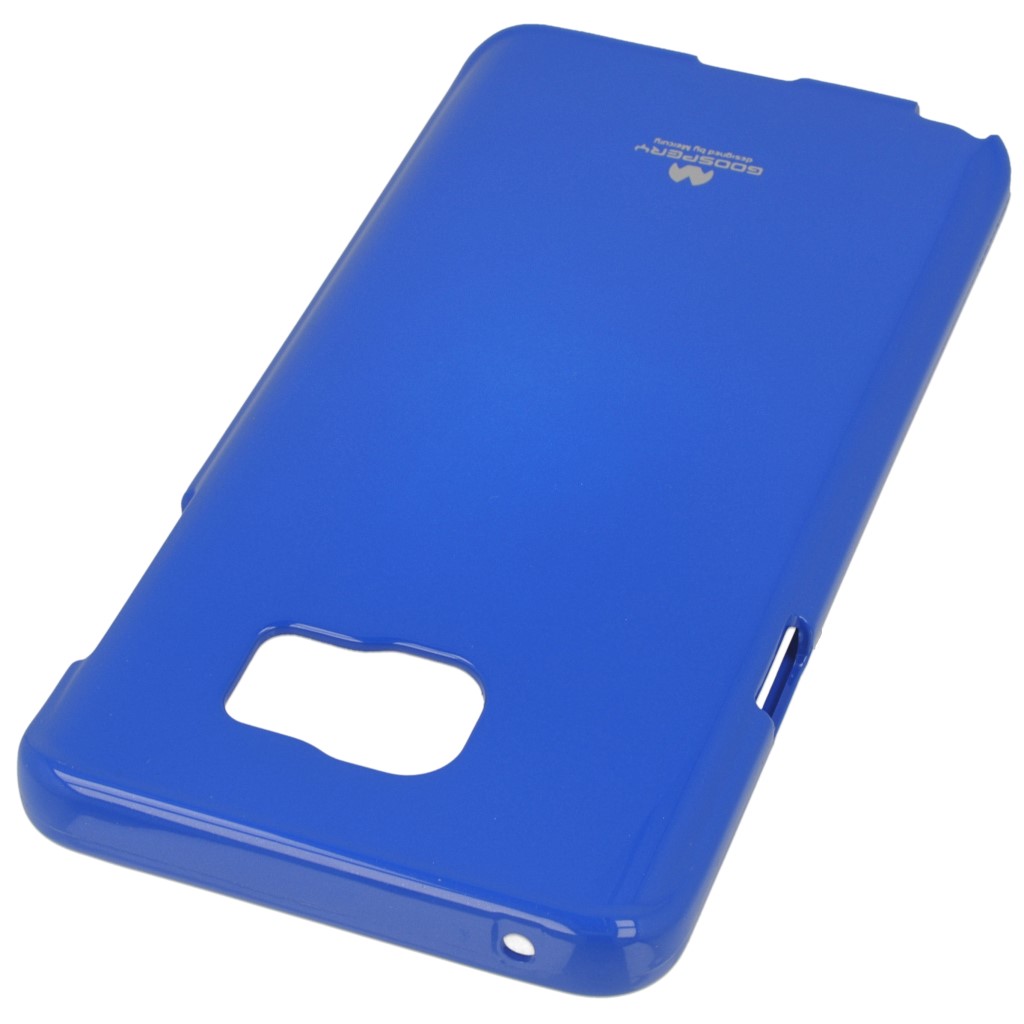 Pokrowiec etui silikonowe Mercury JELLY CASE niebieskie SAMSUNG Galaxy Note 5 / 2