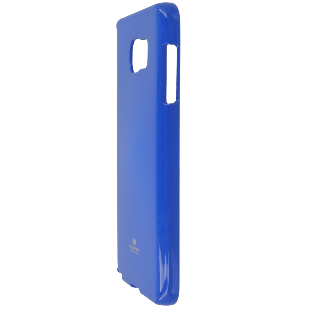 Pokrowiec etui silikonowe Mercury JELLY CASE niebieskie SAMSUNG Galaxy Note 5 / 5