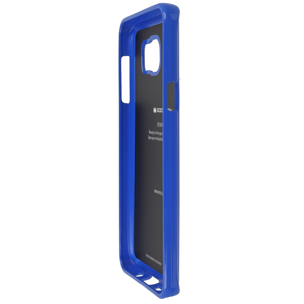 Pokrowiec etui silikonowe Mercury JELLY CASE niebieskie SAMSUNG Galaxy Note 5 / 6