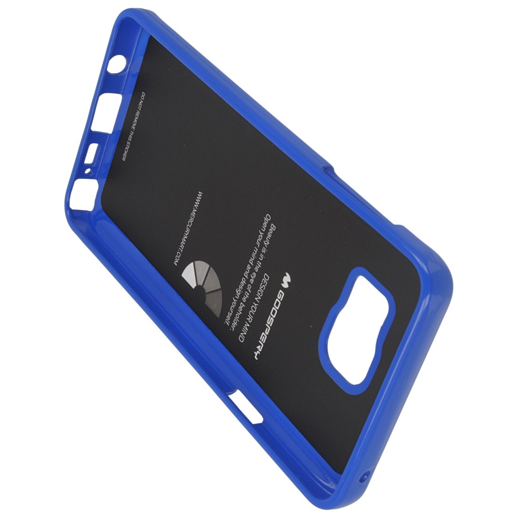 Pokrowiec etui silikonowe Mercury JELLY CASE niebieskie SAMSUNG Galaxy Note 5 / 8
