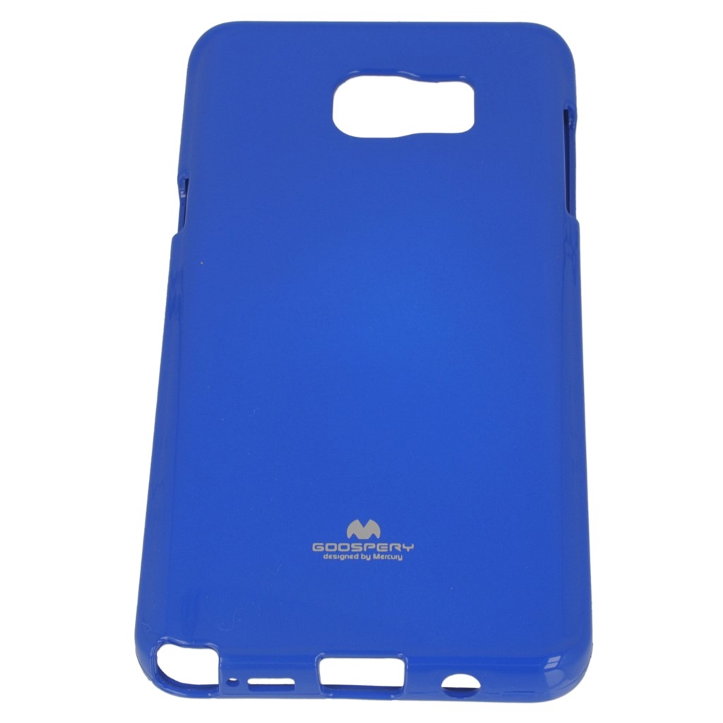 Pokrowiec etui silikonowe Mercury JELLY CASE niebieskie SAMSUNG Galaxy Note 5 / 9