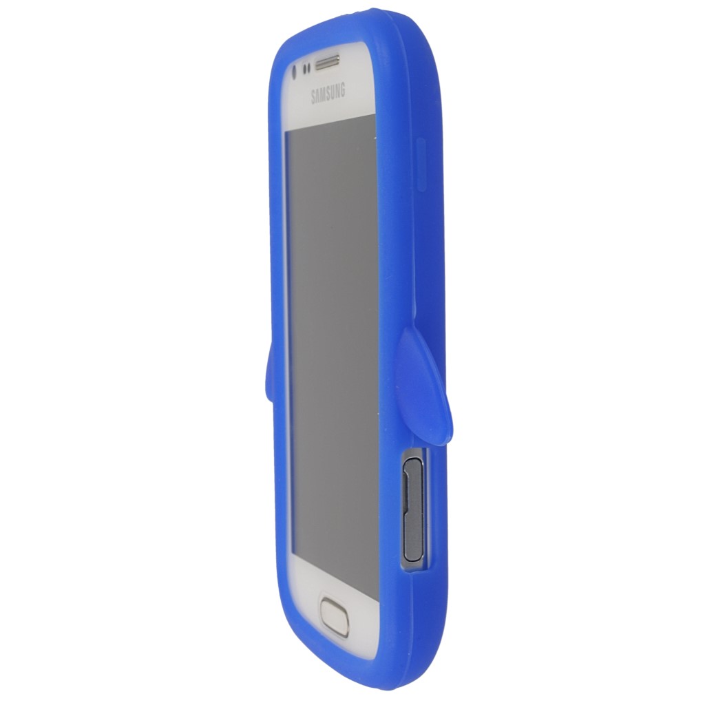 Pokrowiec etui silikonowe 3D Pingwin niebieskie SAMSUNG GT-S7580 Galaxy Trend Plus / 6