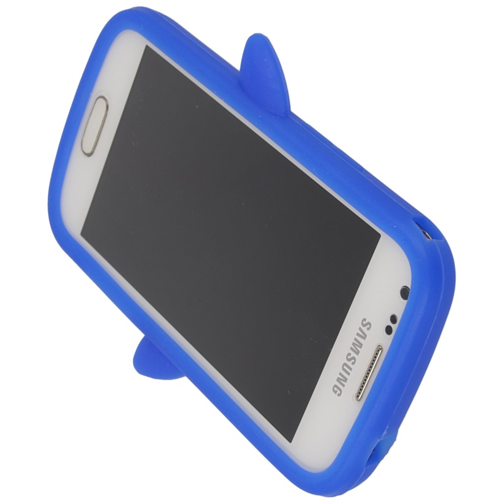 Pokrowiec etui silikonowe 3D Pingwin niebieskie SAMSUNG GT-S7580 Galaxy Trend Plus / 8