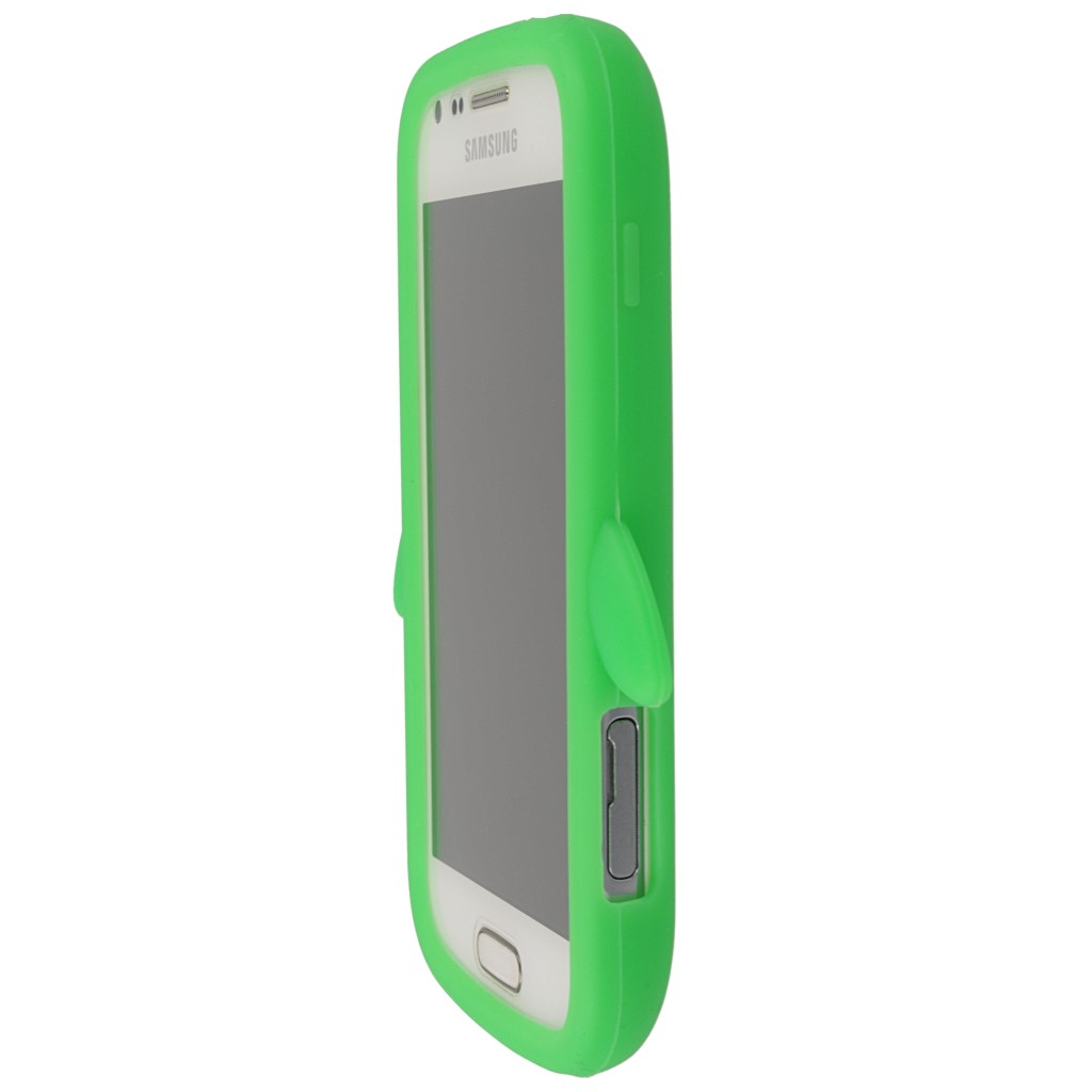 Pokrowiec etui silikonowe 3D Pingwin zielone SAMSUNG GT-S7580 Galaxy Trend Plus / 8