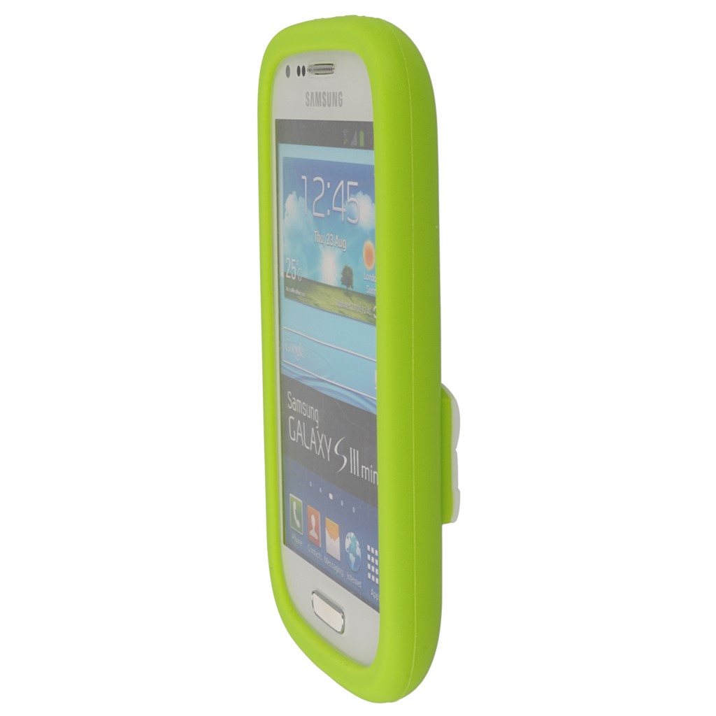 Pokrowiec etui silikonowe 3D M&M zielone SAMSUNG Galaxy S III mini / 6