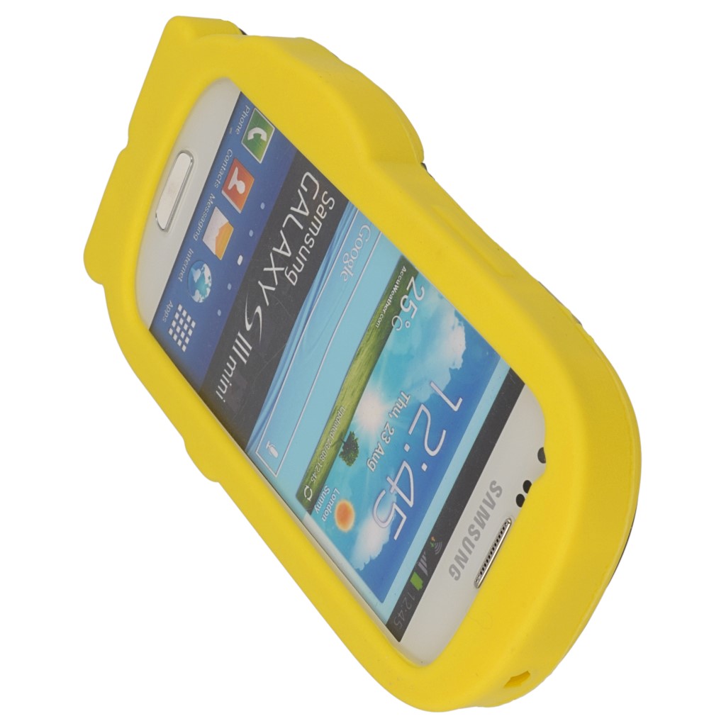 Pokrowiec etui silikonowe 3D minionki SAMSUNG Galaxy S III mini VE / 9