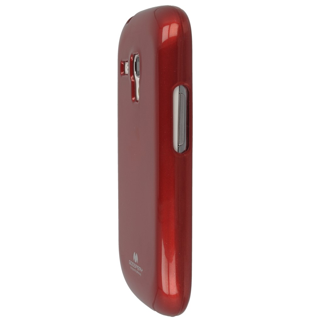 Pokrowiec etui silikonowe Mercury JELLY CASE czerwone SAMSUNG Galaxy S III mini VE / 5