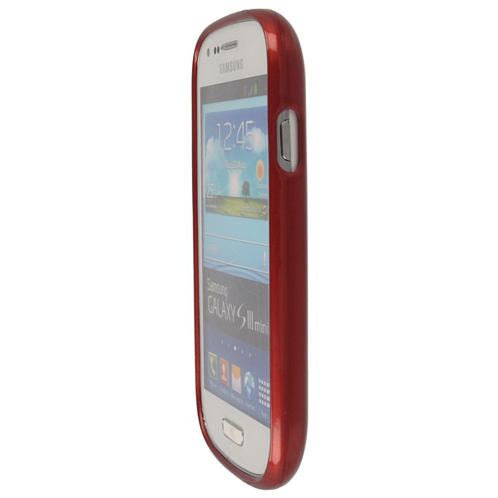 Pokrowiec etui silikonowe Mercury JELLY CASE czerwone SAMSUNG Galaxy S III mini VE / 6
