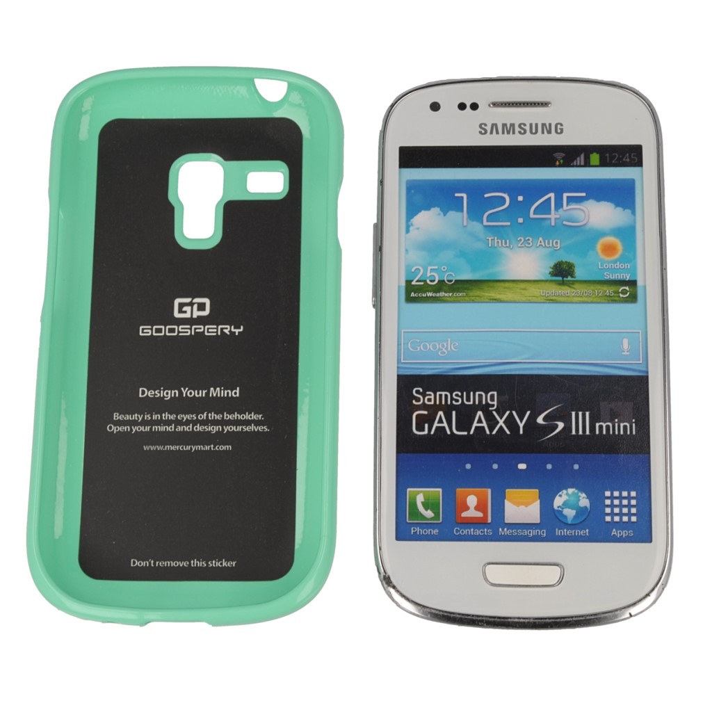 Pokrowiec etui silikonowe Mercury JELLY CASE mitowe SAMSUNG Galaxy S III mini VE / 9
