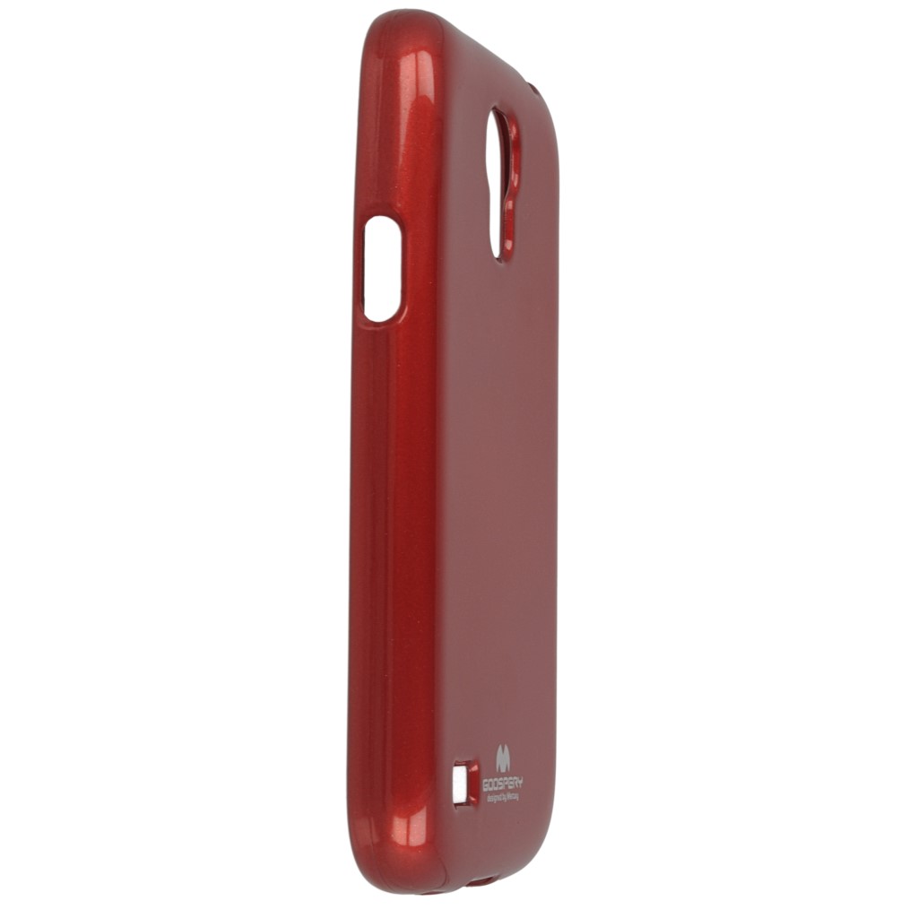 Pokrowiec etui silikonowe Mercury JELLY CASE czerwone SAMSUNG Galaxy S4 mini plus / 8