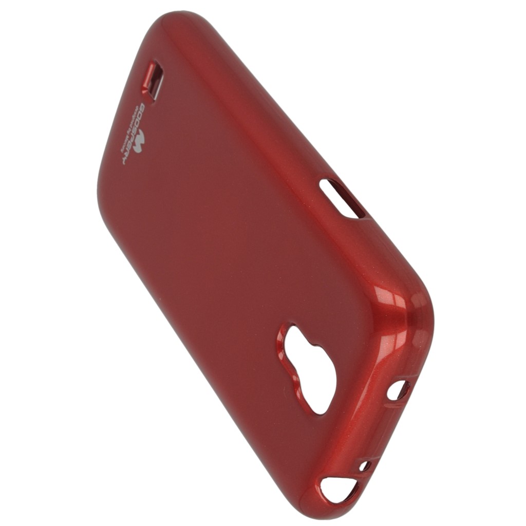 Pokrowiec etui silikonowe Mercury JELLY CASE czerwone SAMSUNG Galaxy S4 mini plus / 7