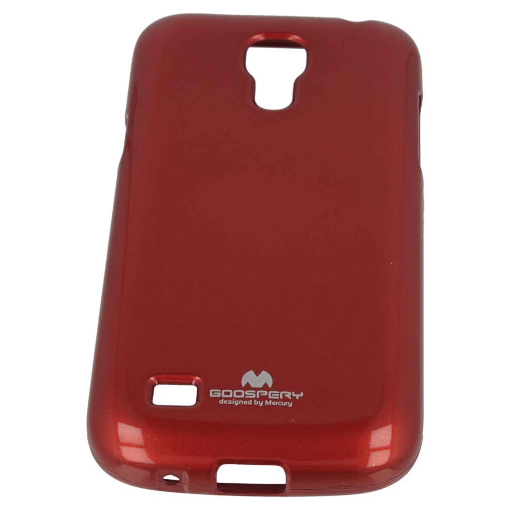 Pokrowiec etui silikonowe Mercury JELLY CASE czerwone SAMSUNG Galaxy S4 mini plus / 5