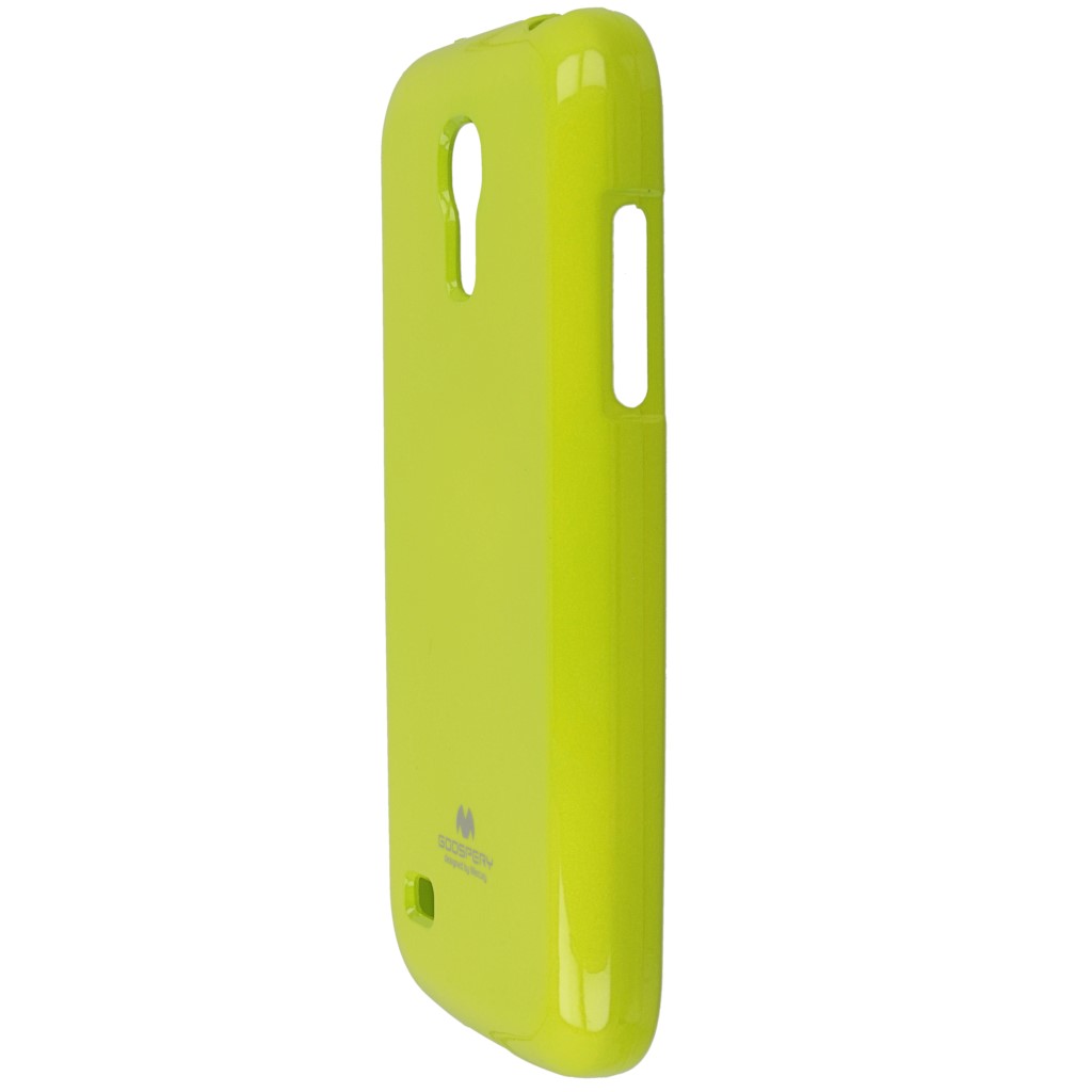 Pokrowiec etui silikonowe Mercury JELLY CASE limonkowy SAMSUNG Galaxy S4 mini plus / 5