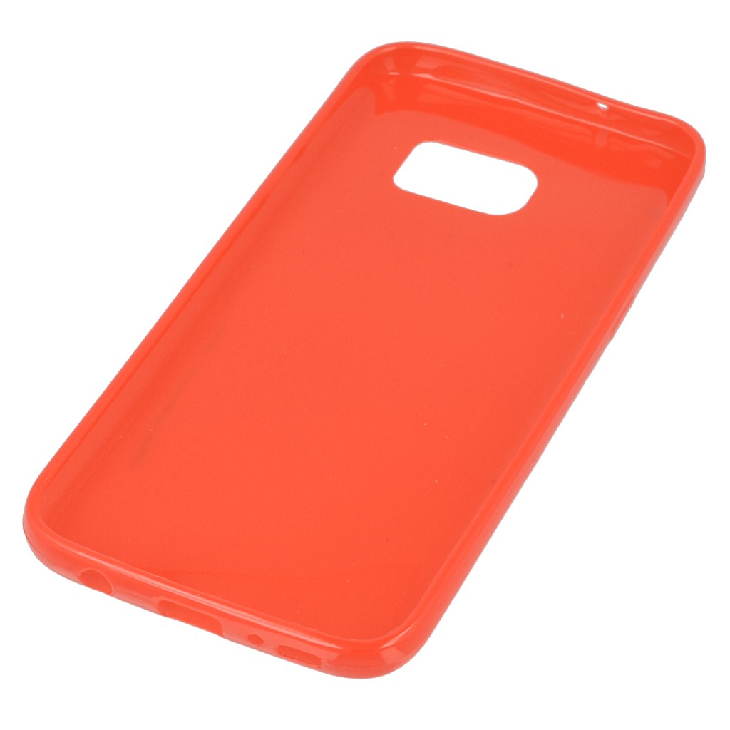 Pokrowiec etui CANDY CASE slim czerwony SAMSUNG Galaxy S7 Edge / 3