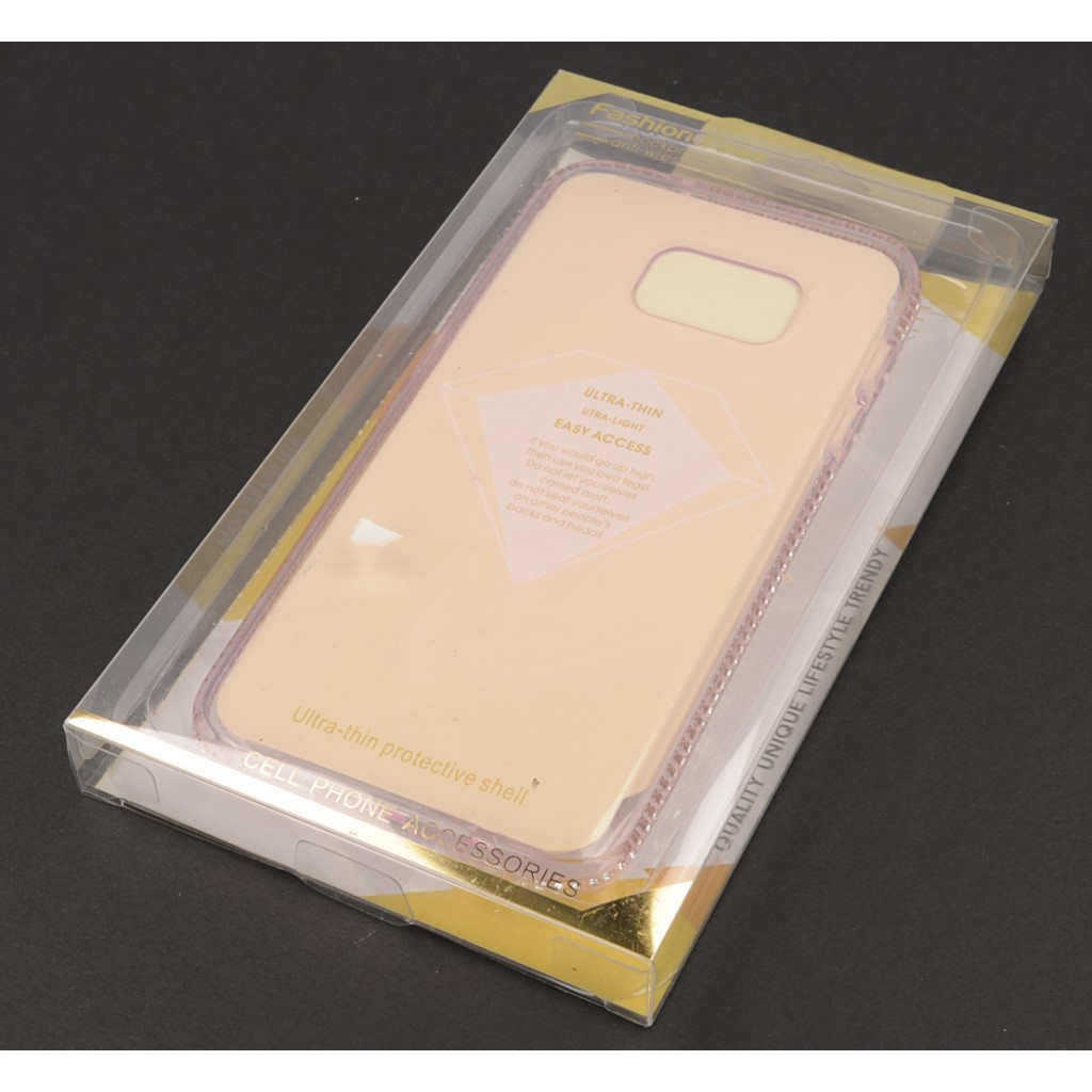 Pokrowiec etui silikonowe Crystal Diamond rowy SAMSUNG Galaxy S7 / 8